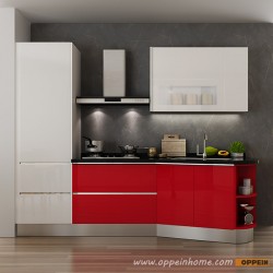 OP15-L25: Modern Simple Lacquer Kitchen Cabinet