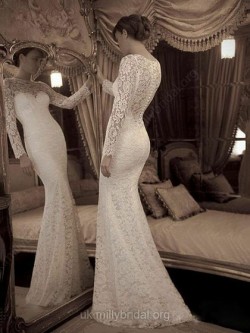 Stunning Trumpet/Mermaid Wedding Dresses UK – dressfashion.co.uk