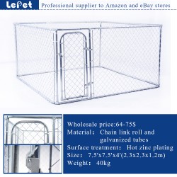 Hot sale large outdoor metal chain link dog cage