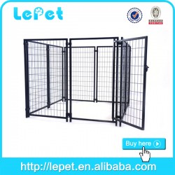 Large outdoor heavy-duty metal dog kennel wholesale