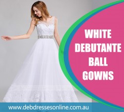 White Debutante Ball Gowns
