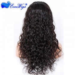 Loose Curl Full Lace Wigs Indian Remy Hair 100% Human Hair Wigs Natural Hair With Baby Hair Line