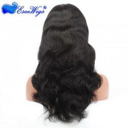 Full Lace Wigs Indian Remy Hair Body Wave 100% Human Hair Wigs Natural Hair With Baby Hair Line