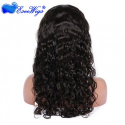 Indian Remy Hair Full Lace Wigs Peruvian Curl Style