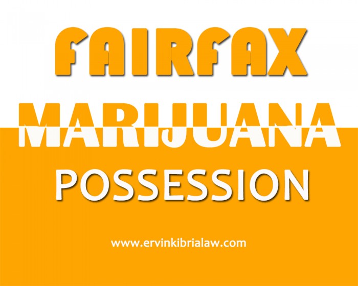 Fairfax Marijuana Possession