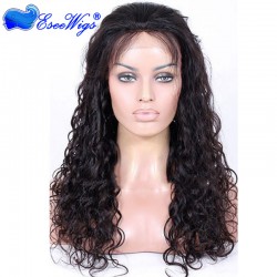 Affordable Full Lace Wigs Human Hair Malaysian Human Hair Natural Color Hair Loose Curly