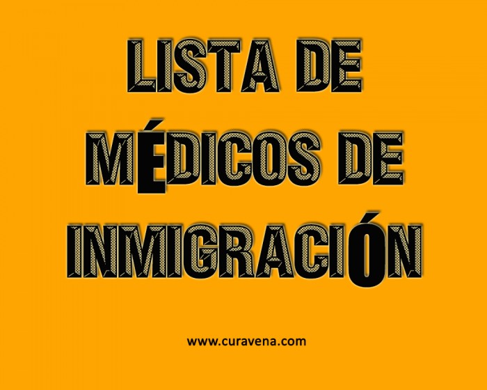 lista de médicos de inmigración