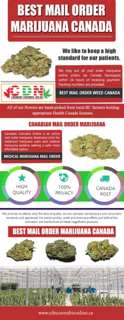Canadian Mail Order Marijuana