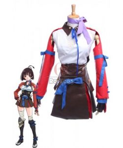 Buy Kabaneri of the Iron Fortress Mumei Battle Female Full Set Cosplay Costumes – RoleCosp ...