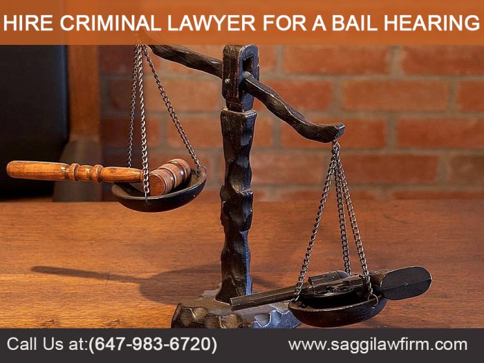 Hire Criminal Lawyer for a Bail Hearing