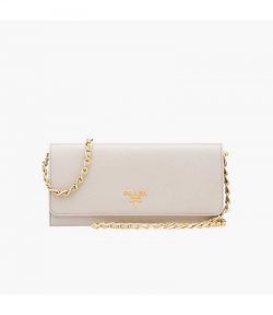 Prada Leather Top-Handle Bag In White Discount prada-handbagsoutlet.net