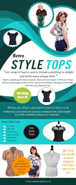 Retro Style Tops | https://www.weekenddoll.co.uk/collections/1940s-style-dresses