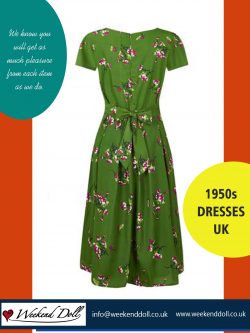 1940s style dresses | https://www.weekenddoll.co.uk/collections/1940s-style-dresses
