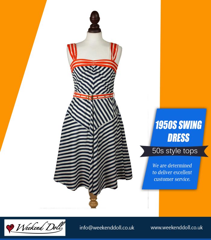 1950s Swing Dress | https://www.weekenddoll.co.uk/collections/swing-dresses