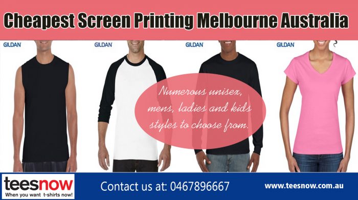 Cheapest Screen Printing Melbourne Australia|https://www.teesnow.com.au/