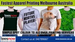 Fastest Apparel Printing Melbourne Australia|https://www.teesnow.com.au/