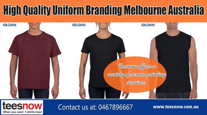 High Quality Uniform Branding Melbourne Australia|https://www.teesnow.com.au/