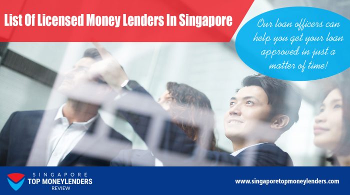 List Of Licensed Money Lenders In Singapore | singaporetopmoneylenders.com