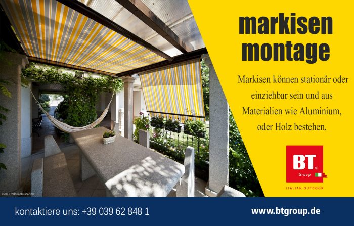 Markisen Montage | btgroup.de