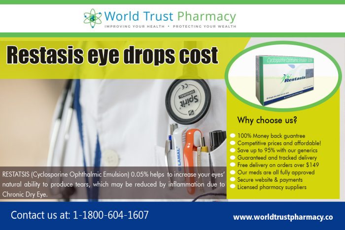 Restasis Eye Drops Cost | worldtrustpharmacy.co