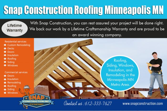 Snap Construction Roofing minneapolis mn