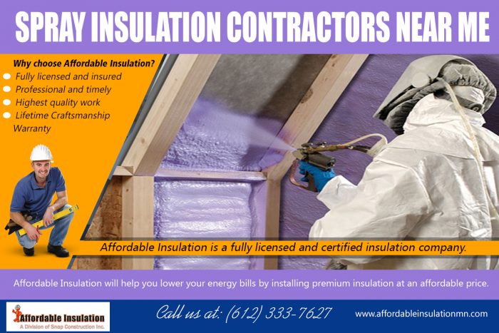 Spray Insulation Contractors Near Me | affordableinsulationmn.com