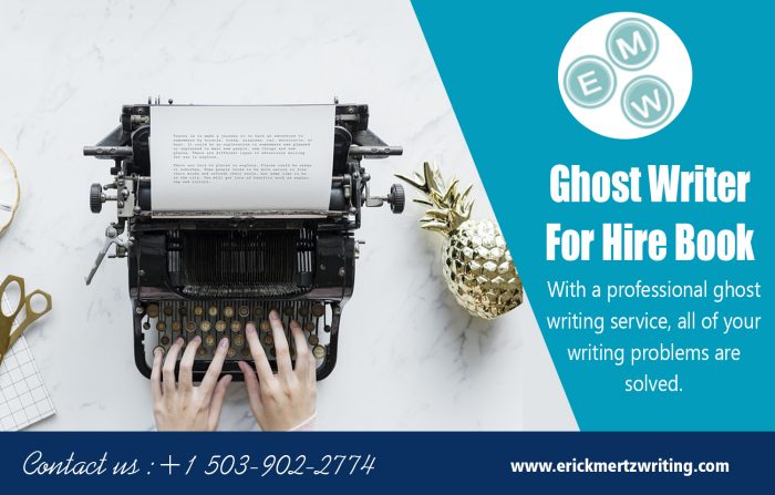 Ghost Writer For Hire Book | erickmertzwriting.com