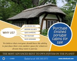 Purchase Finished Portable Cabins For Sale | 888.368.0375 | shedcard.com