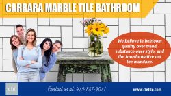 Carrara Marble Tile Bathroom|https://www.cletile.com/