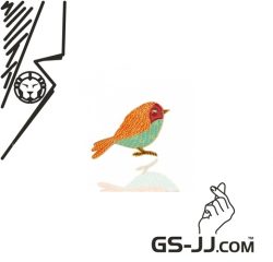 Colorful Bird Custom Enamel Pins from GS-JJ