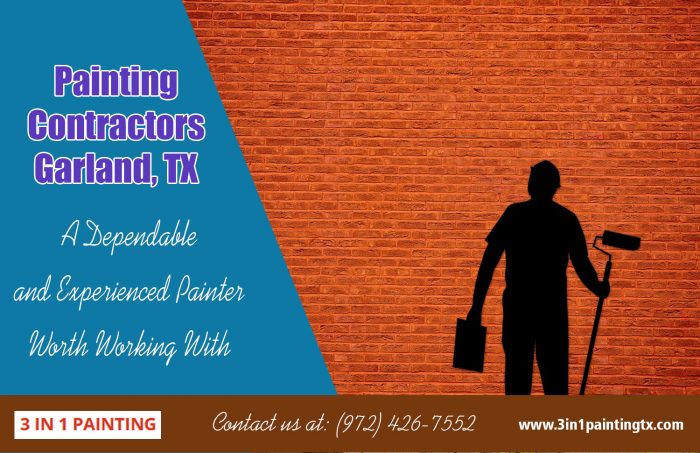 Painting Contractors Garland, TX|http://3in1paintingtx.com/