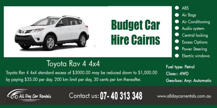 Rental Car Hire Cairns | alldaycarrentals.com.au