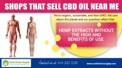 Shops That Sell CBD Oil Near Me