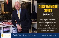 Custom Made Suits Toronto | Call – (416) 364-2480 | clickfabio.com
