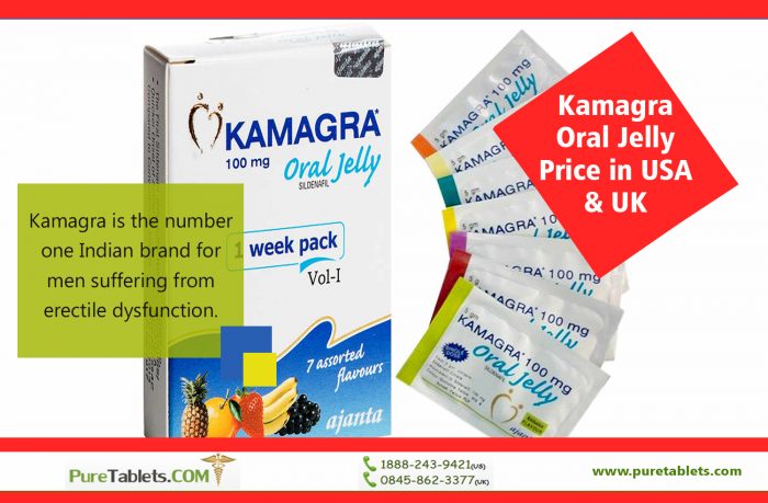 Men have an opportunity to choose Kamagra Oral Jelly USA & UK at https://www.puretablets.com ...