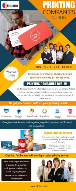 Printing Company Dublin | Call – 01 426 4844 | alphaprint.ie