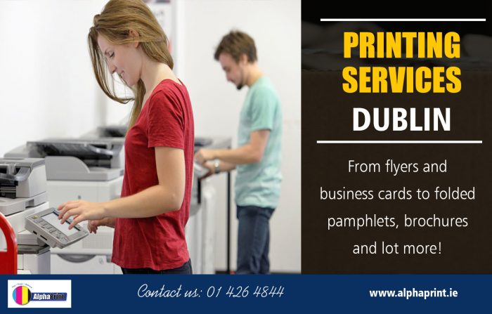 Printing Services Dublin | Call – 01 426 4844 | alphaprint.ie