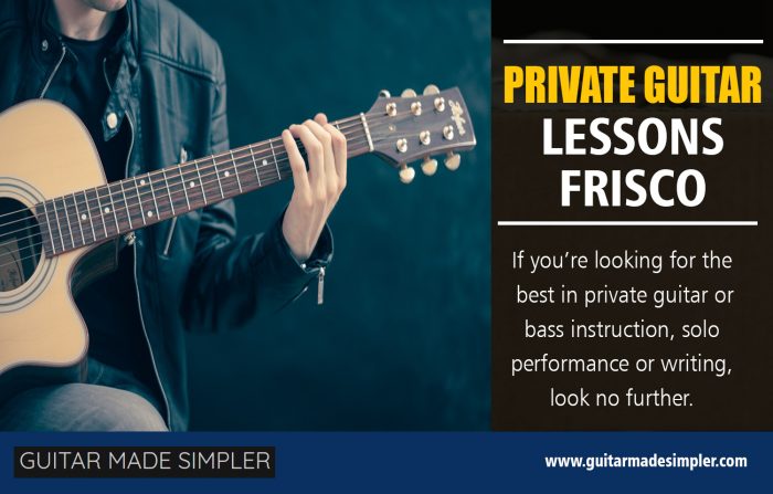 Private Guitar Lessons Frisco