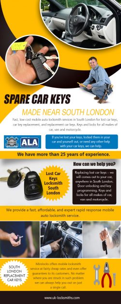 spare carkeys made in South London