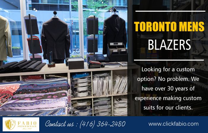 Toronto Mens Blazers | Call – (416) 364-2480 | clickfabio.com