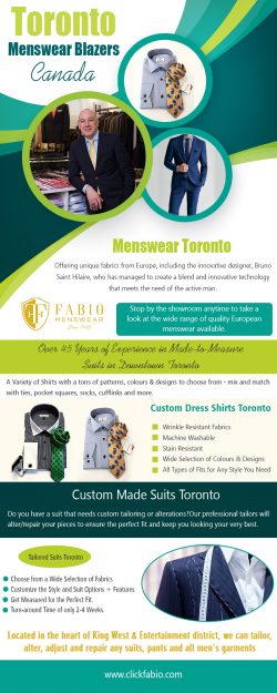 Toronto Menswear Blazers Canada | Call – (416) 364-2480 | clickfabio.com
