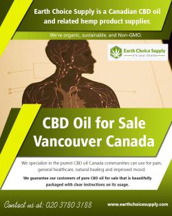 CBD Oil for Sale Vancouver Canada | earthchoicesupply.com