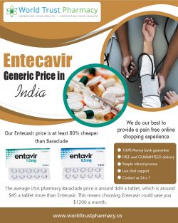 Entecavir Generic Price in India