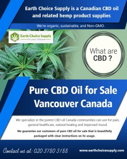 Pure CBD Oil for Sale Vancouver Canada | earthchoicesupply.com