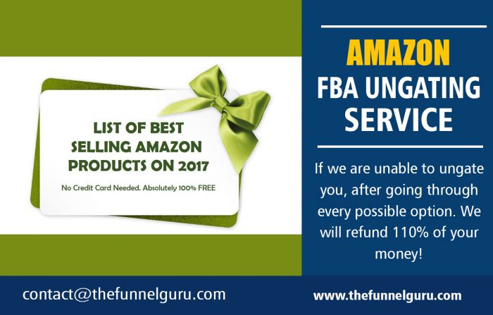 Amazon FBA Ungating Service | thefunnelguru.com