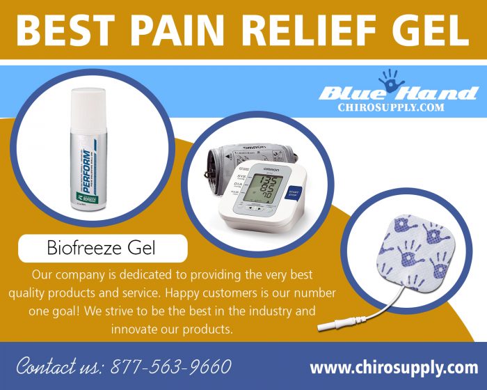 Best Pain Relief Gel | 8775639660 | chirosupply.com