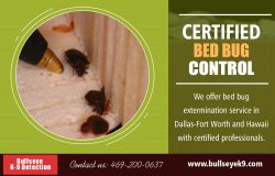 Certified Bed Bug Control | 4692000637 | bullseyek9.com