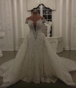 Luxus Brautkleider A Linie | Hochzeitskleider online Kaufen