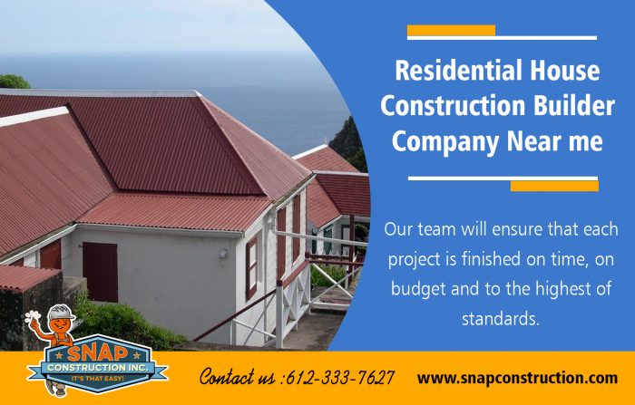 Residential House Construction Builder Company Near Me