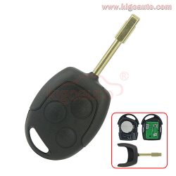Remote Key ID60 chip 3 Button 434Mhz for Ford Focus Mondeo Fiesta C-max